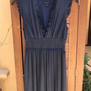 Navy Blue Banana Republic Size 8 Dress, Polyester